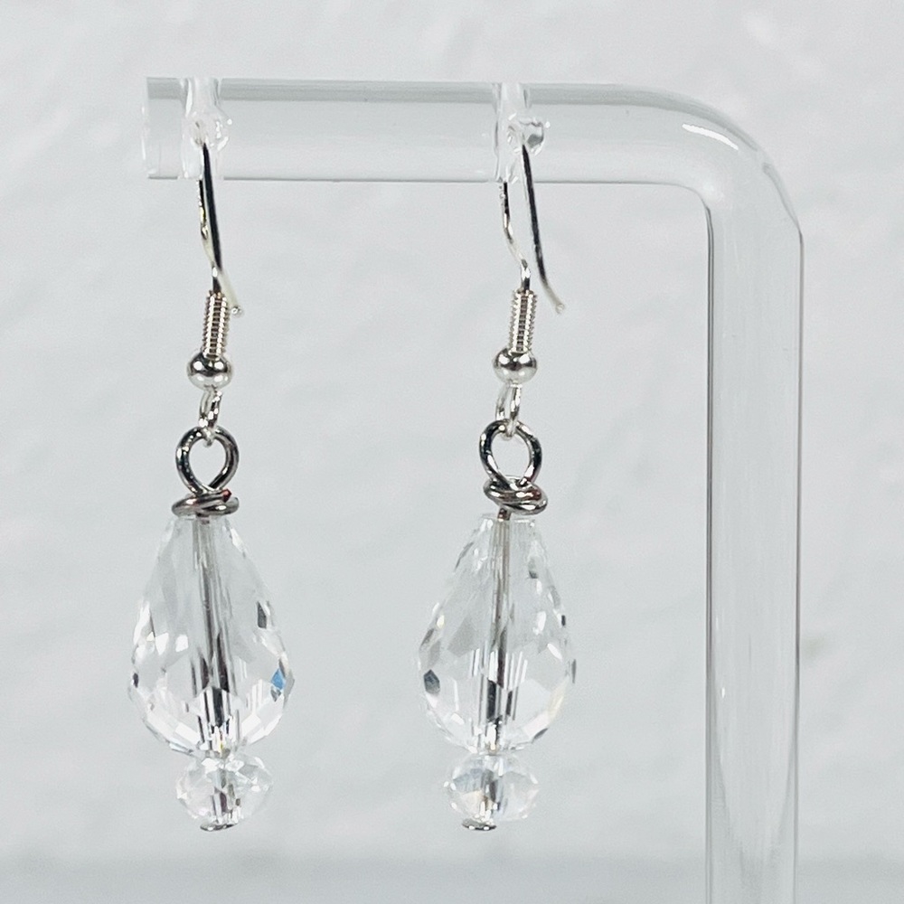 Crystal Drop Earrings - Picture 4 of 8